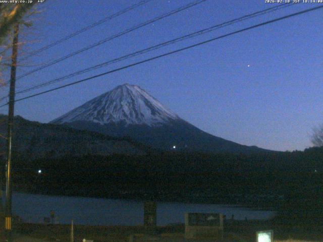 西湖からの富士山