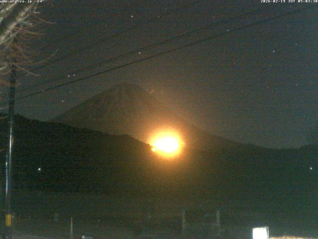 西湖からの富士山