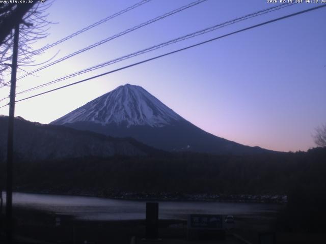 西湖からの富士山