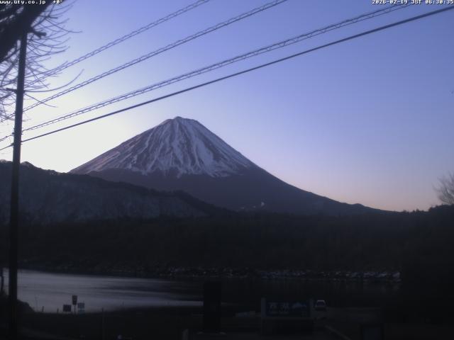 西湖からの富士山