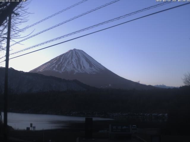西湖からの富士山