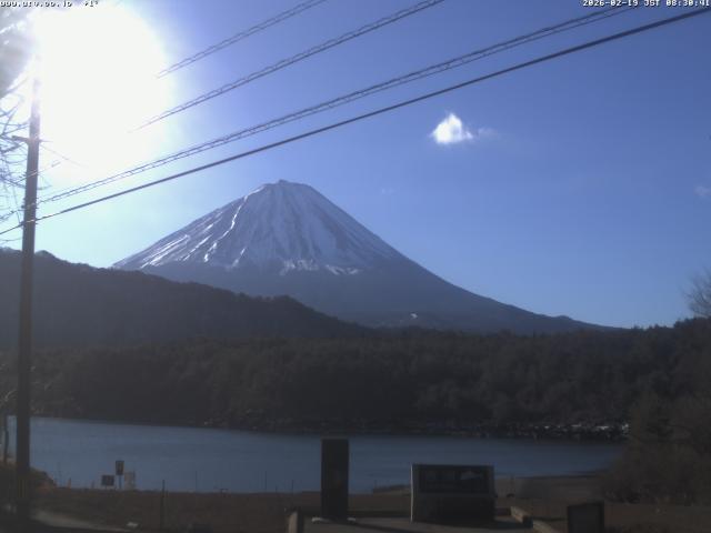 西湖からの富士山