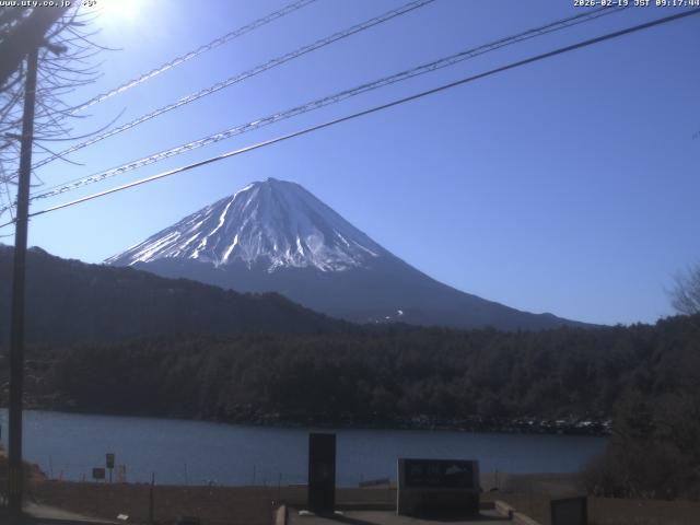 西湖からの富士山