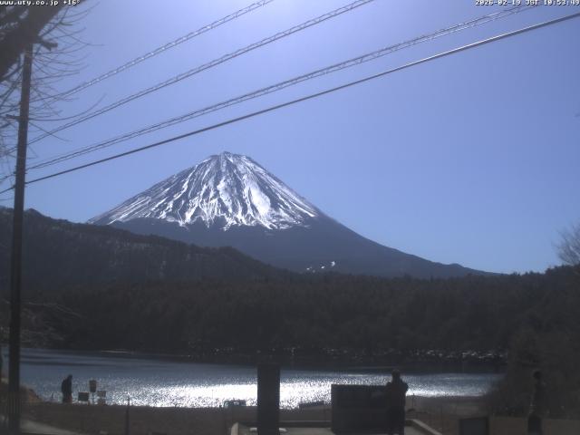 西湖からの富士山
