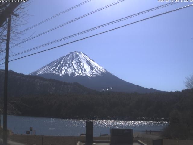 西湖からの富士山