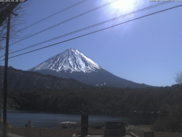 西湖からの富士山