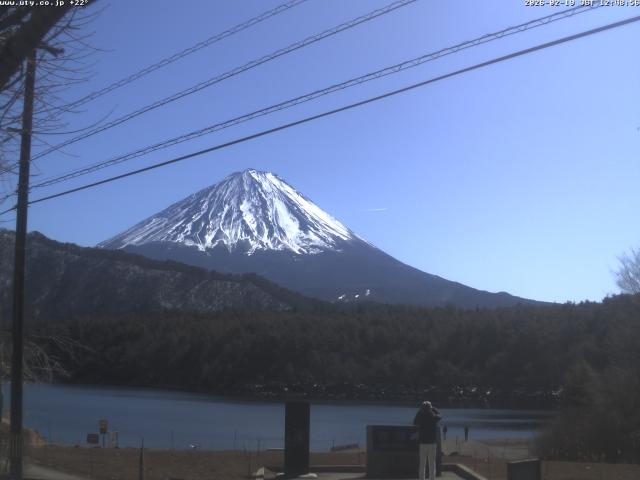 西湖からの富士山