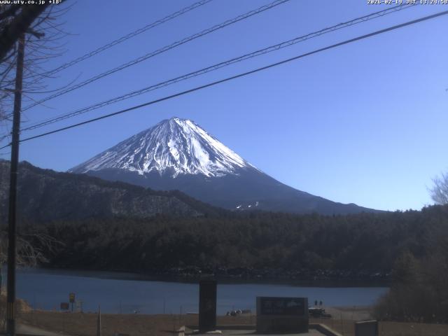 西湖からの富士山