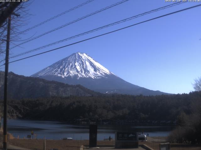 西湖からの富士山