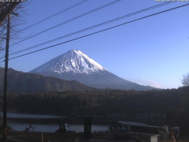 西湖からの富士山