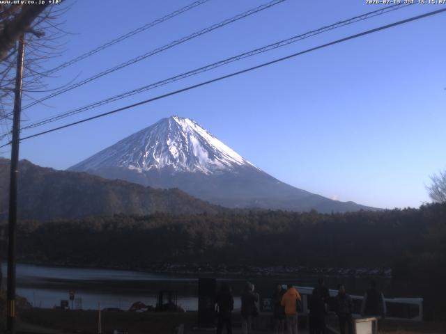 西湖からの富士山