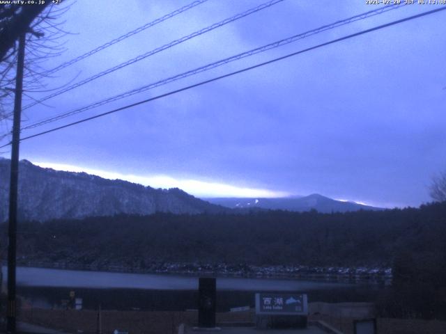 西湖からの富士山