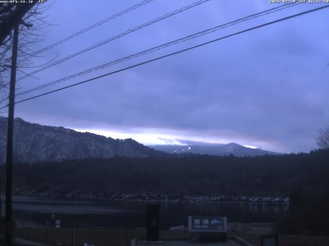 西湖からの富士山