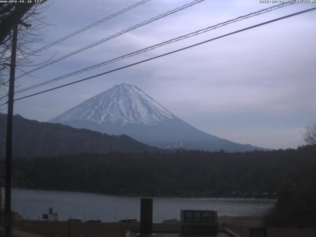西湖からの富士山