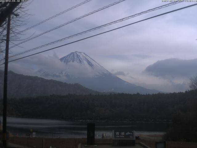 西湖からの富士山