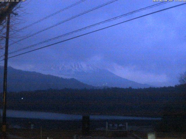 西湖からの富士山