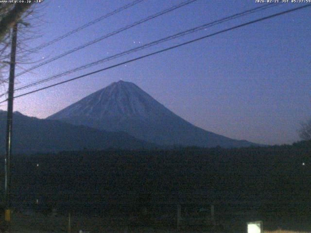 西湖からの富士山