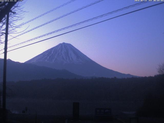 西湖からの富士山