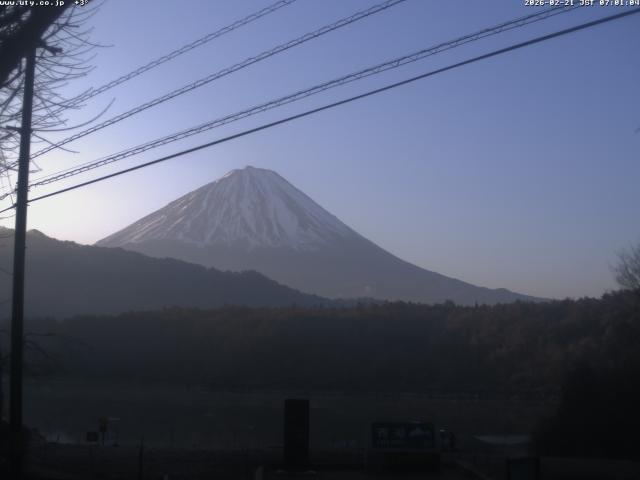 西湖からの富士山