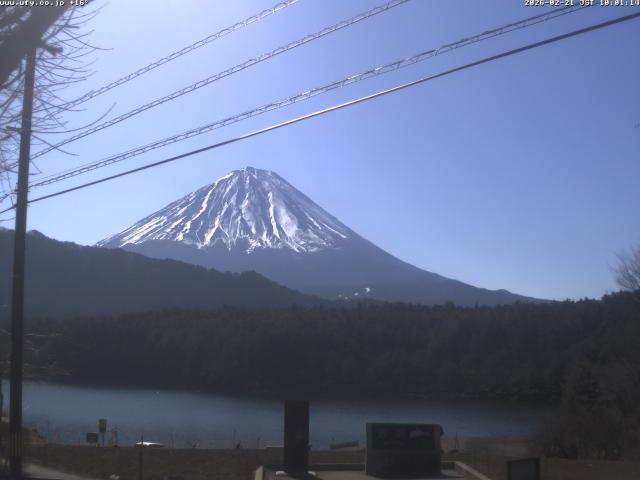 西湖からの富士山