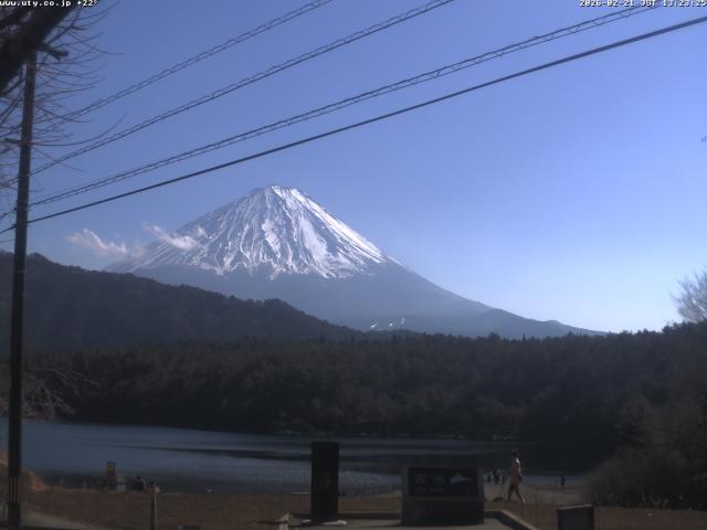 西湖からの富士山