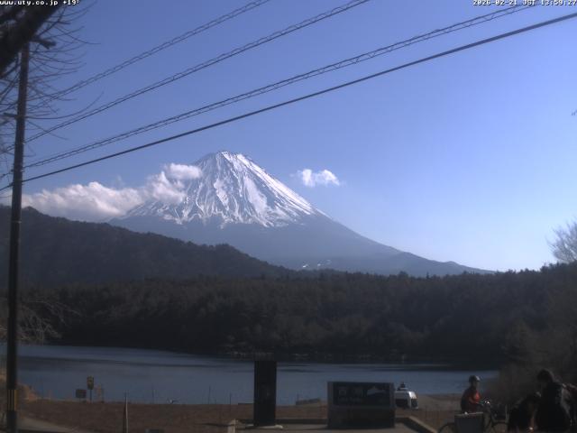 西湖からの富士山