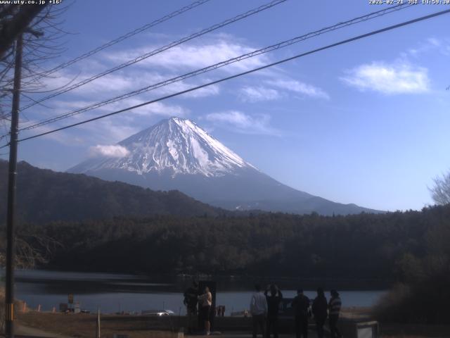 西湖からの富士山