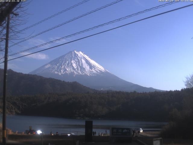 西湖からの富士山