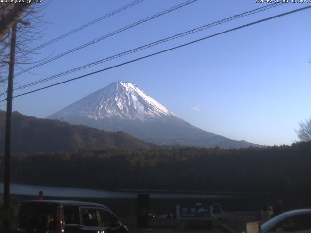 西湖からの富士山
