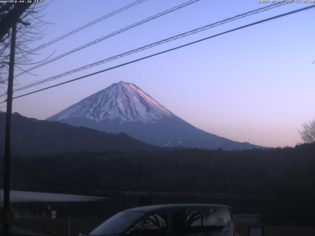 西湖からの富士山