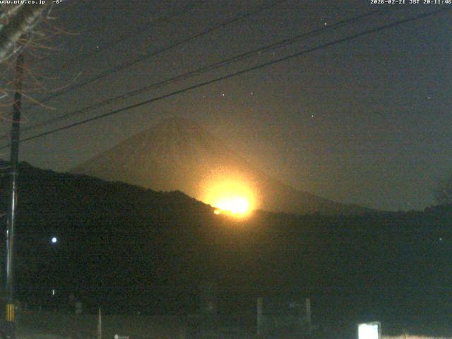西湖からの富士山