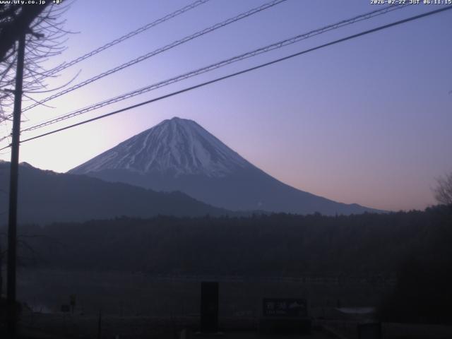 西湖からの富士山