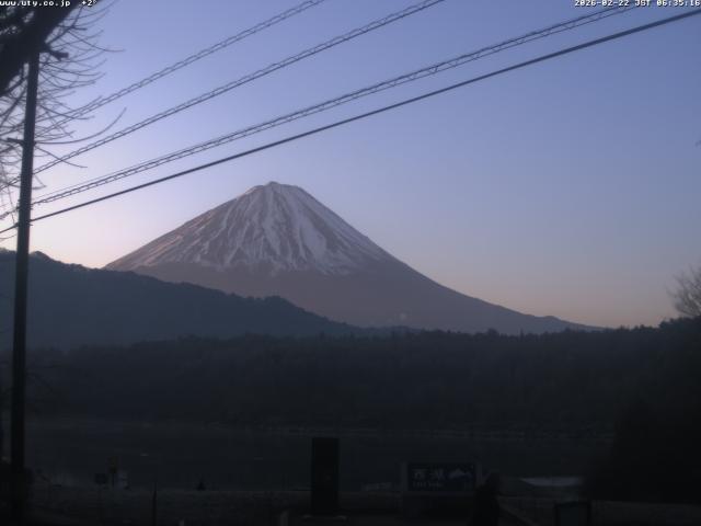 西湖からの富士山