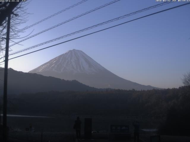 西湖からの富士山