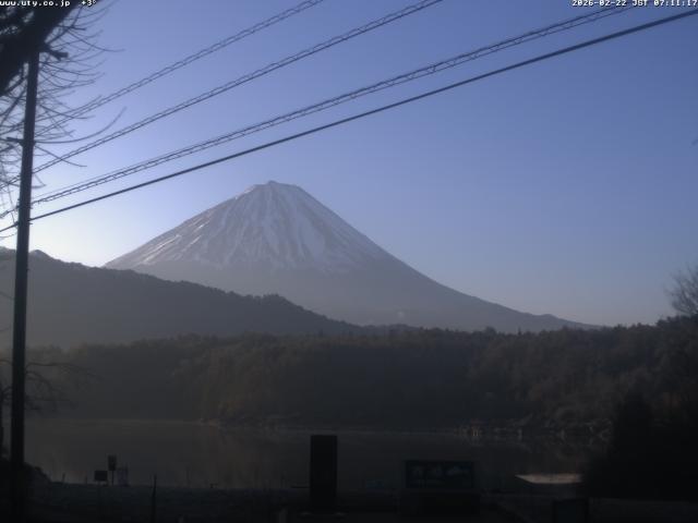 西湖からの富士山