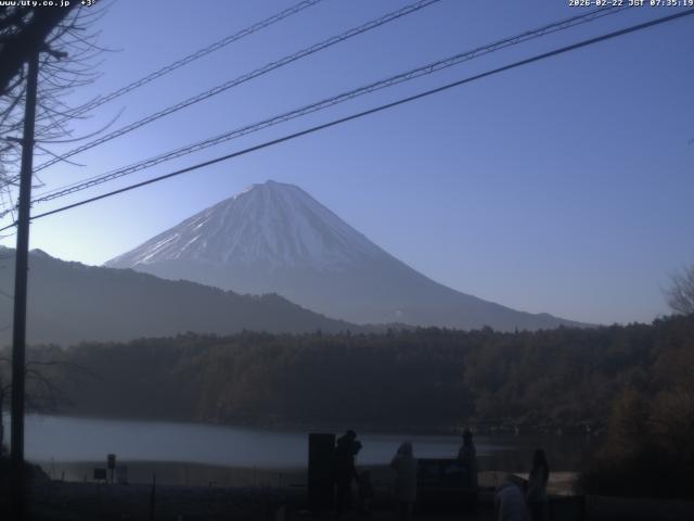 西湖からの富士山