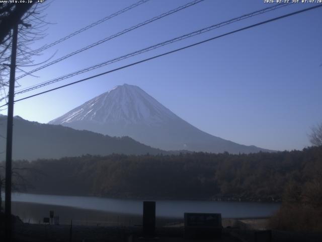 西湖からの富士山
