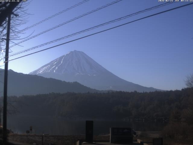 西湖からの富士山