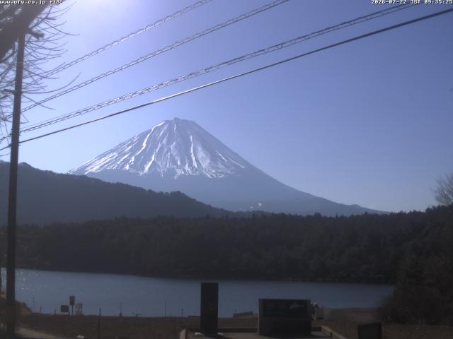 西湖からの富士山