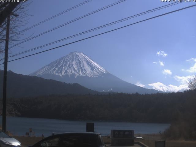 西湖からの富士山