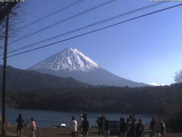 西湖からの富士山
