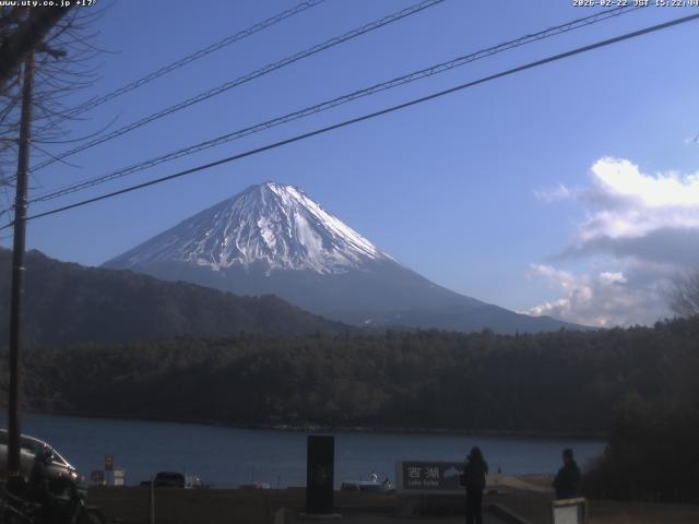 西湖からの富士山
