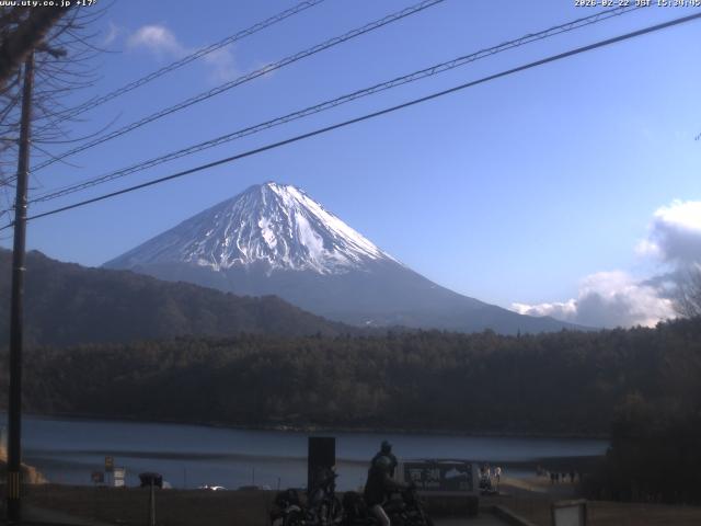 西湖からの富士山
