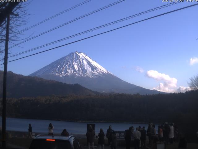 西湖からの富士山