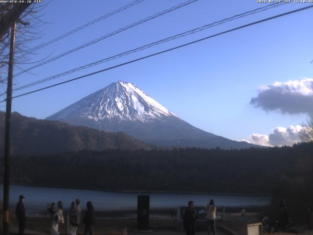 西湖からの富士山
