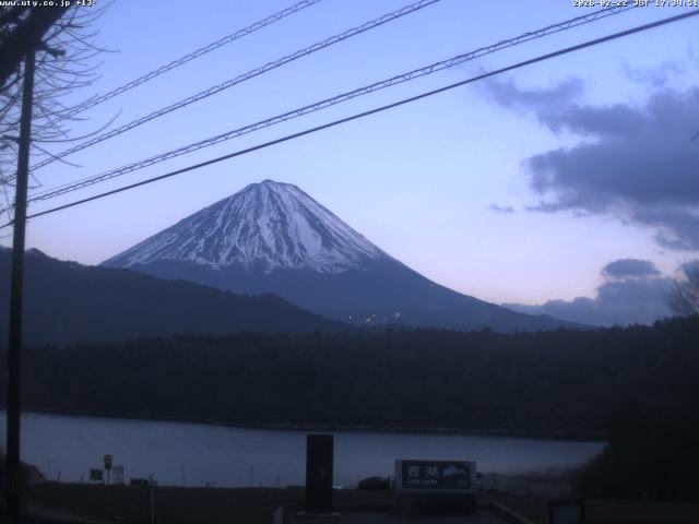 西湖からの富士山