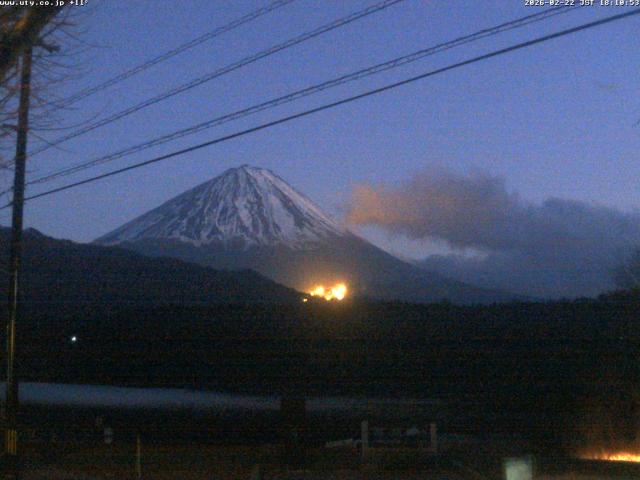 西湖からの富士山