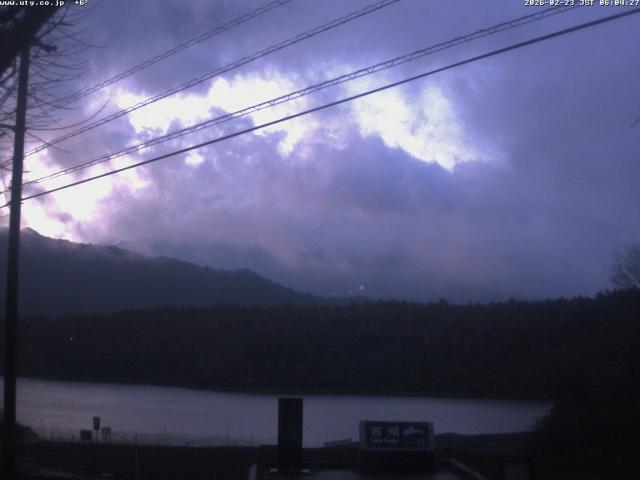 西湖からの富士山