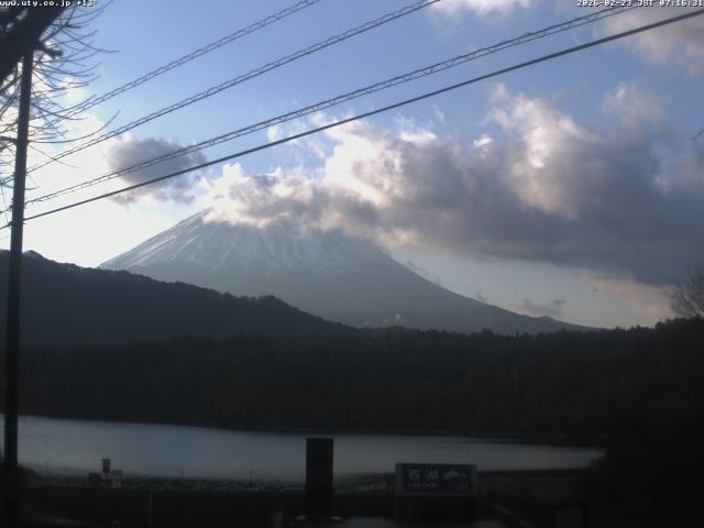 西湖からの富士山