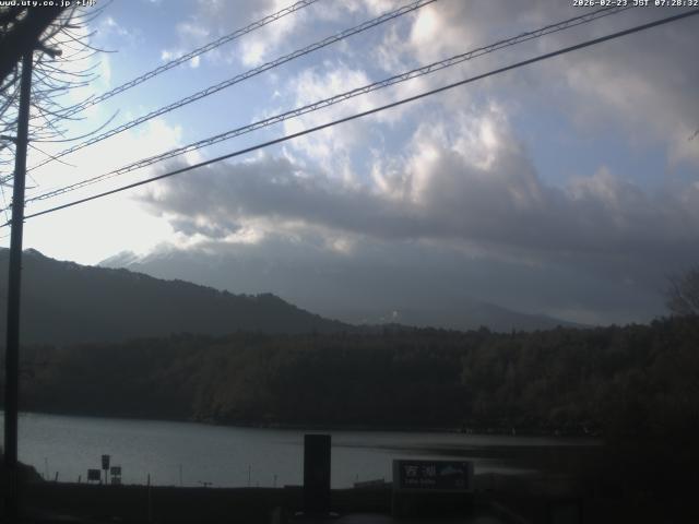 西湖からの富士山